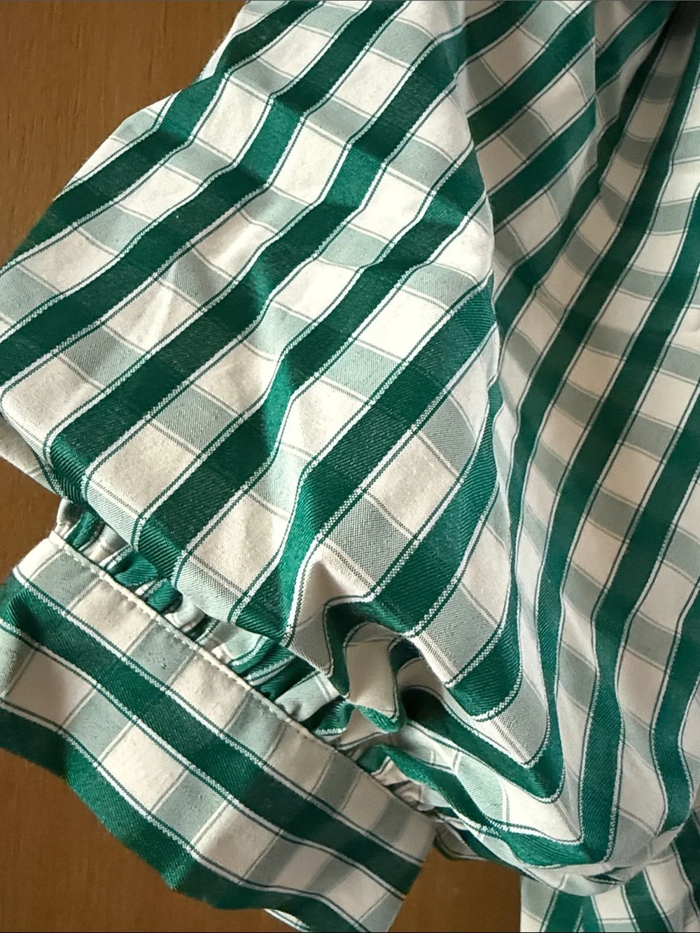 English Laundry GINGHAM CHECK MIDI DRESS Color Green Womens size XSmall